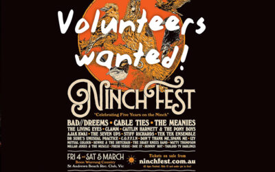 NinchFest – almost sold out! Volunteer with MP Music Network