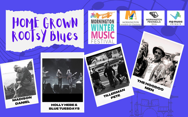 Homegrown Rootsy Blues – Mornington Winter Music Festival show
